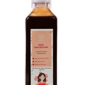 NARI SANJEEVANI 500ml – Ayurvedic Hormonal Balance Juice for Women | PCOS/PCOD Support | Period Regulation, Skin Glow & Energy Booster